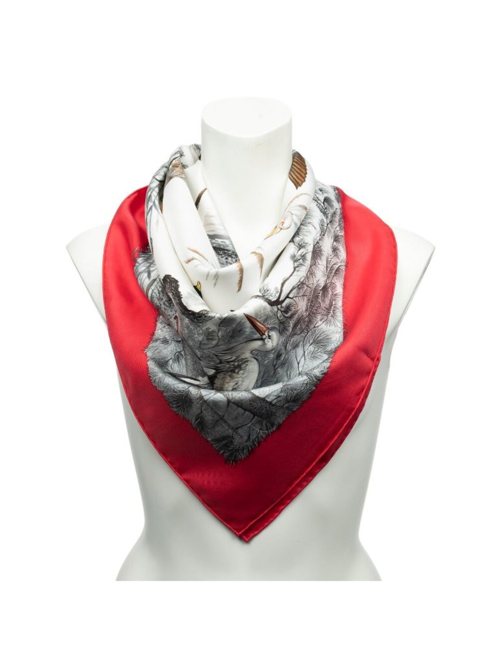 Hermes Scarf Red
